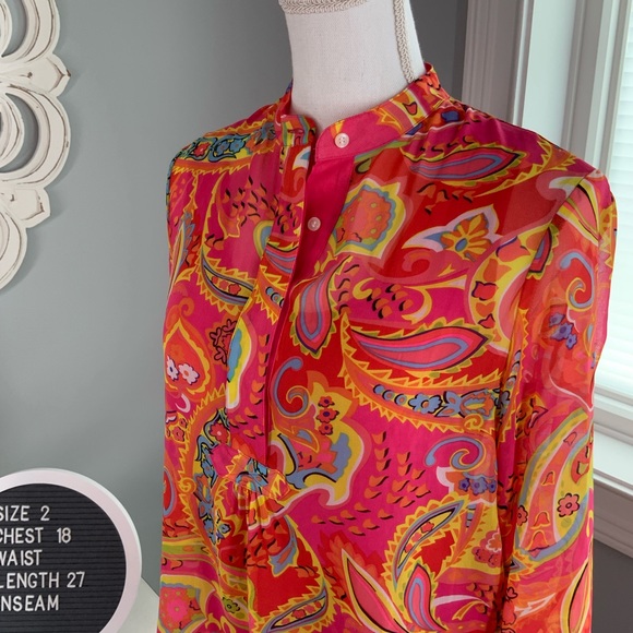 Anne Klein Tunic Size 2 - Picture 5 of 8